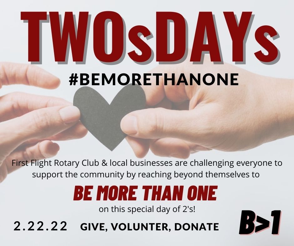 BE MORE THAN ONE TWOsDAYs promo